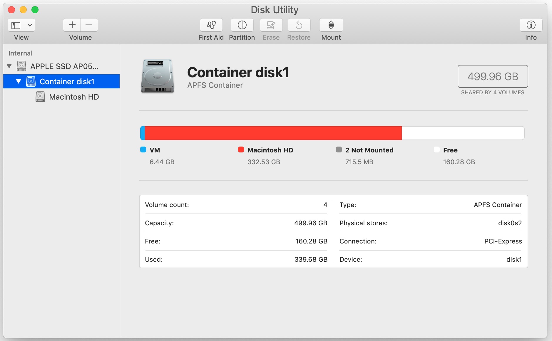 mac saying disk is full
